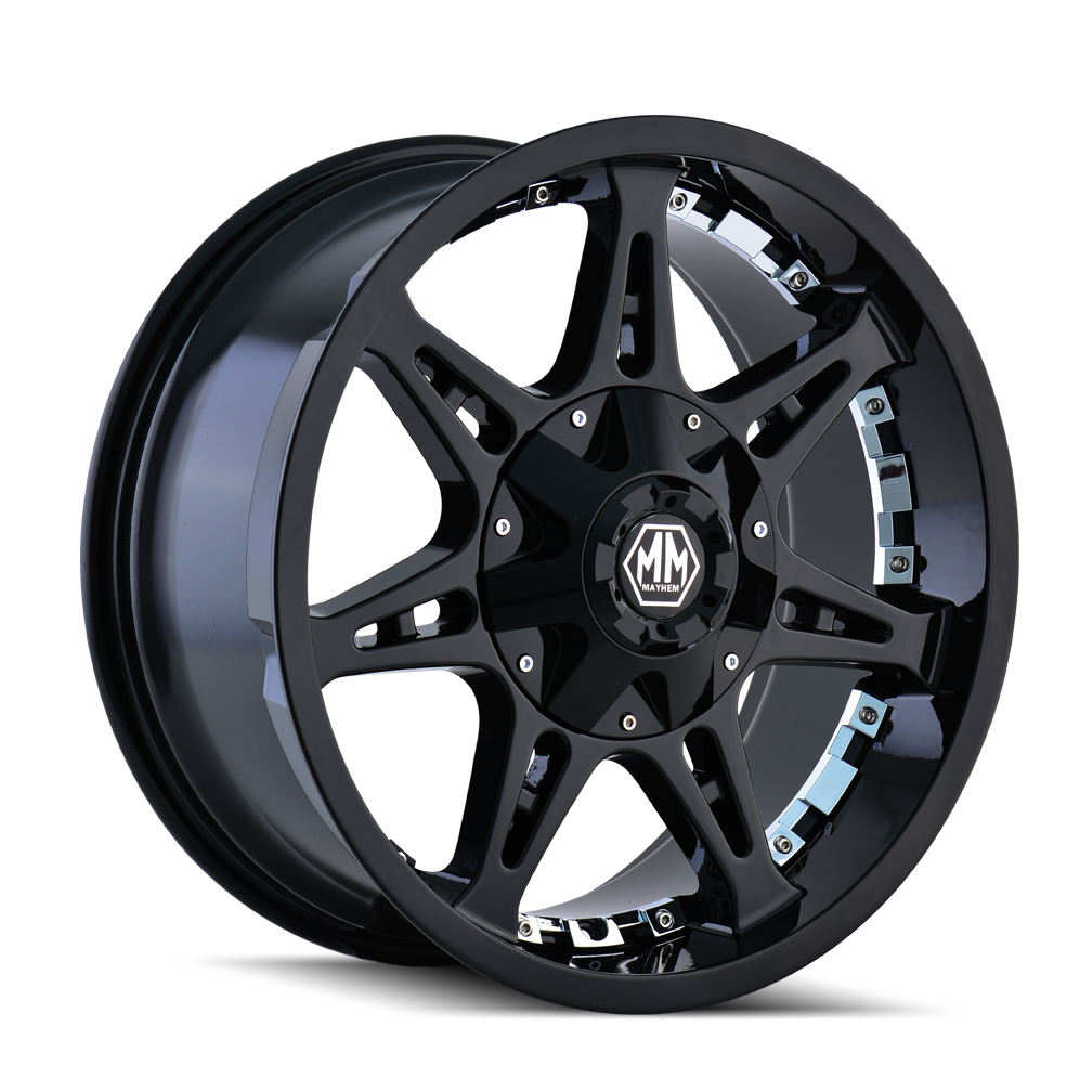 Mayhem 8060 Wheel with Missile Chrome Finish 20x9/16x165.1mm Mayhem 8060 Wheel with Missile Chrome Finish 20x9/16x165.1mm