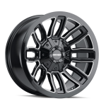 8108 DECOY - GLOSS BLACK/MILLED SPOKES