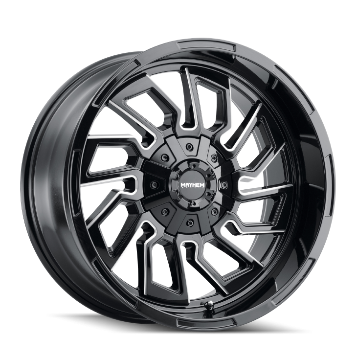 8111 FLYWHEEL - GLOSS BLACK/MILLED SPOKES